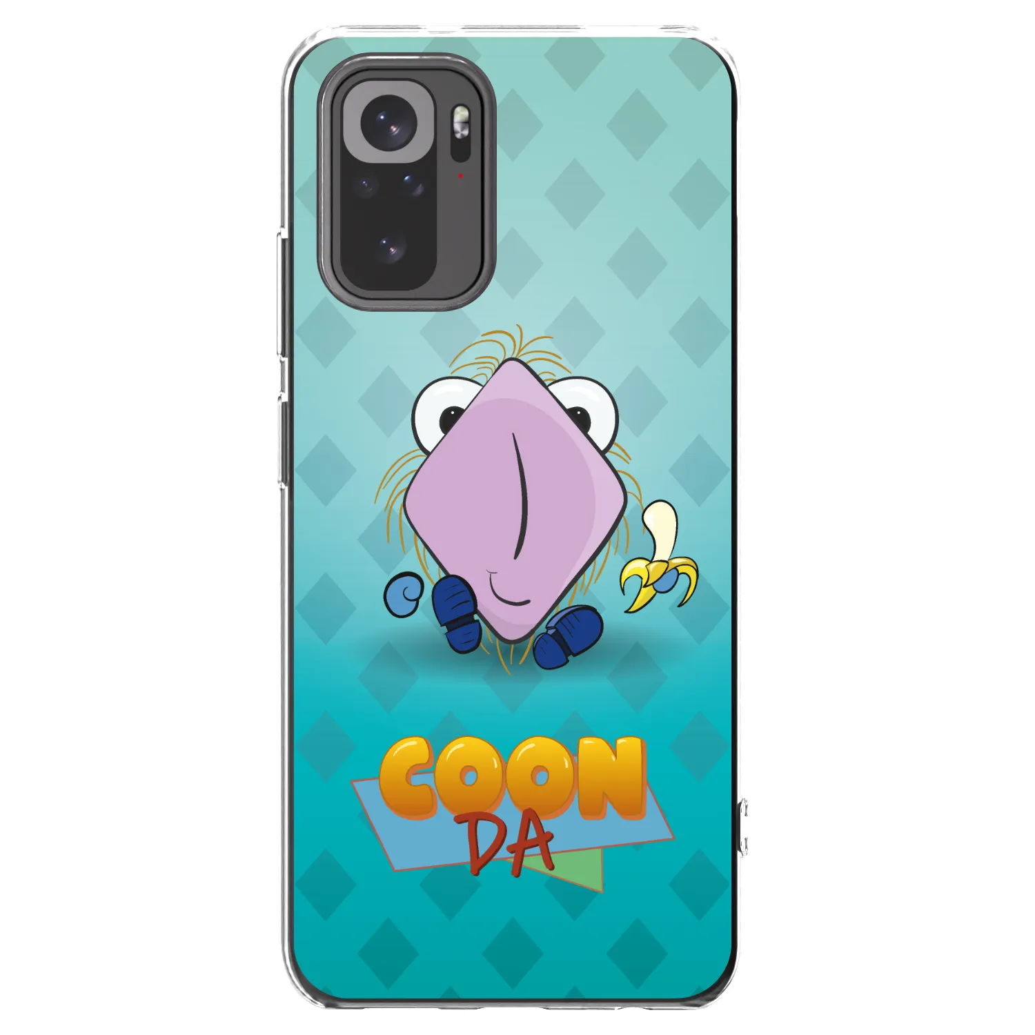 Picasee silikonový průhledný obal pro Xiaomi Redmi Note 10 - COONDA chlupatka světlá