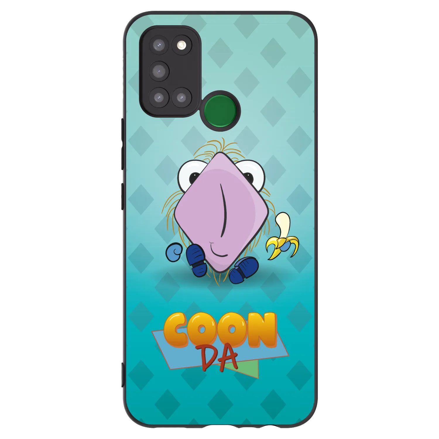Picasee silikonový černý obal pro Realme 7i - COONDA chlupatka světlá