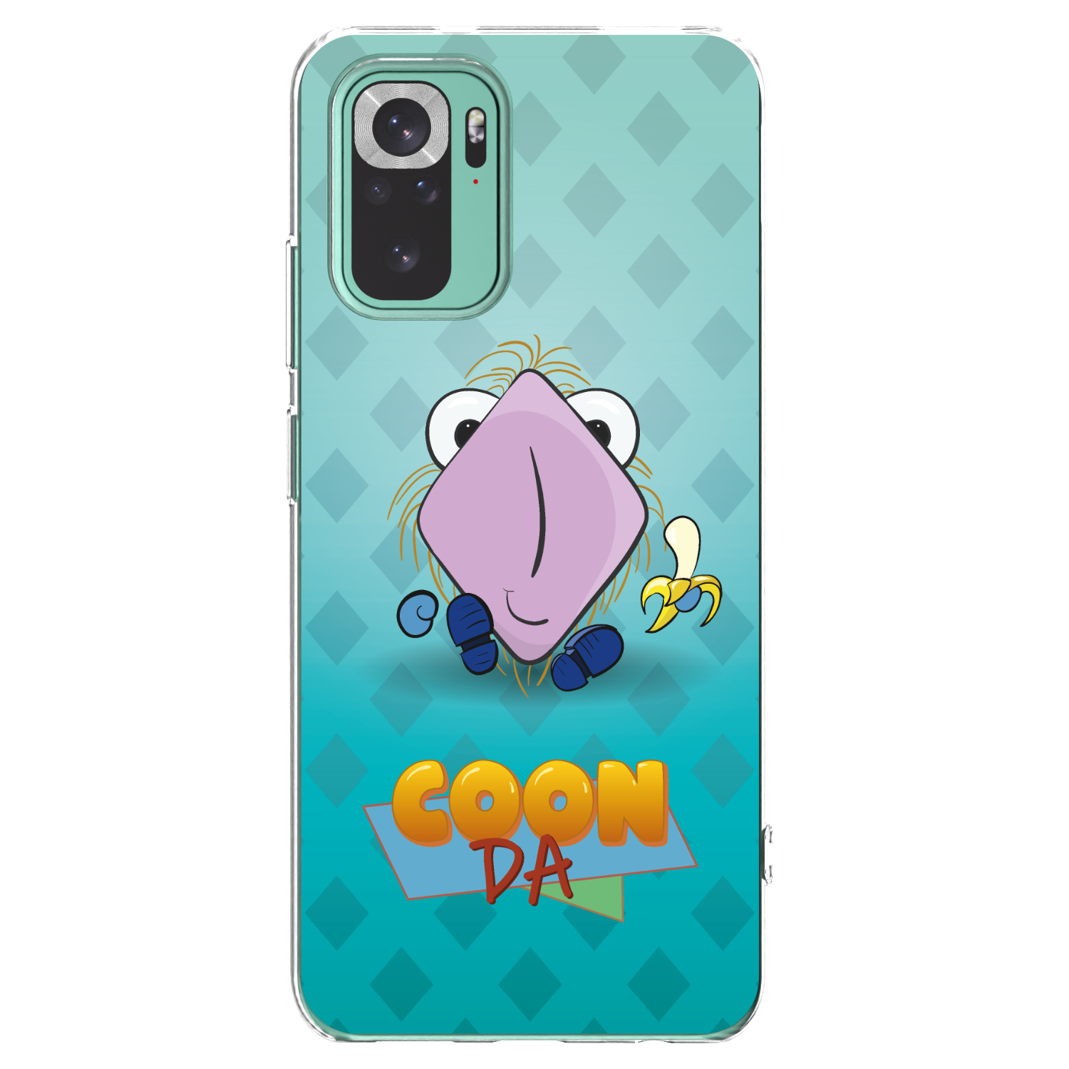 Picasee silikonový průhledný obal pro Xiaomi Redmi Note 10 Pro - COONDA chlupatka světlá
