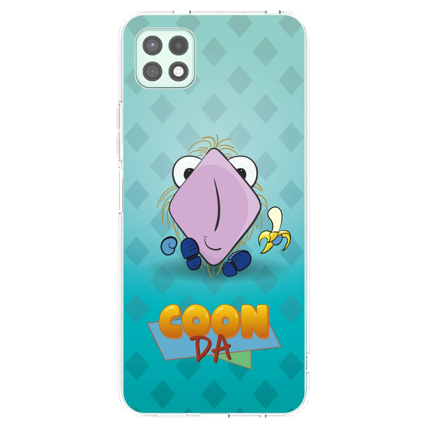 Picasee silikonový průhledný obal pro Samsung Galaxy A22 A226B 5G - COONDA chlupatka světlá