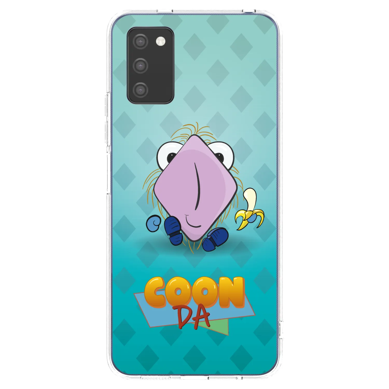 Picasee silikonový průhledný obal pro Samsung Galaxy A02s A025G - COONDA chlupatka světlá