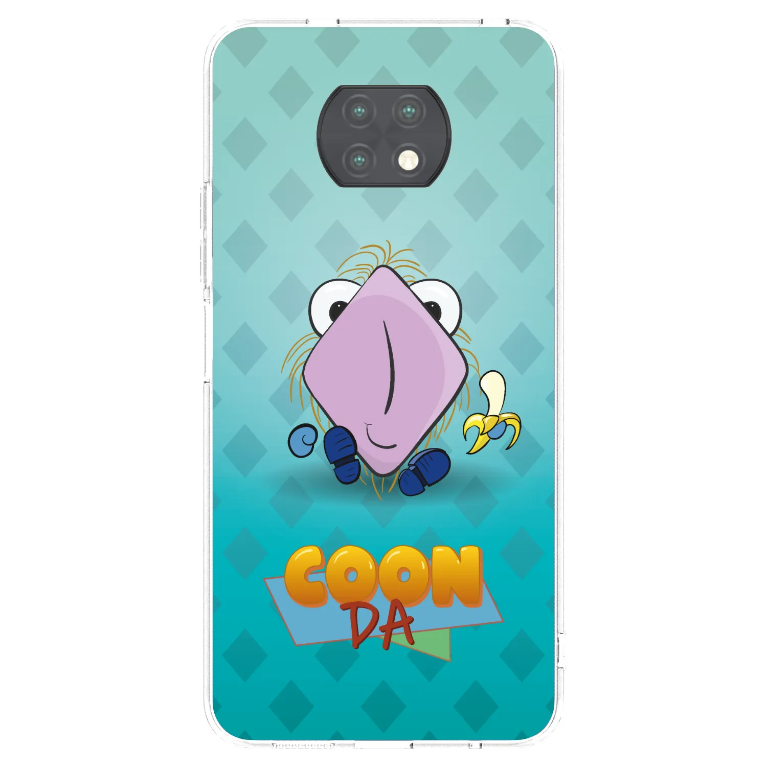 Picasee silikonový průhledný obal pro Xiaomi Redmi Note 9T - COONDA chlupatka světlá