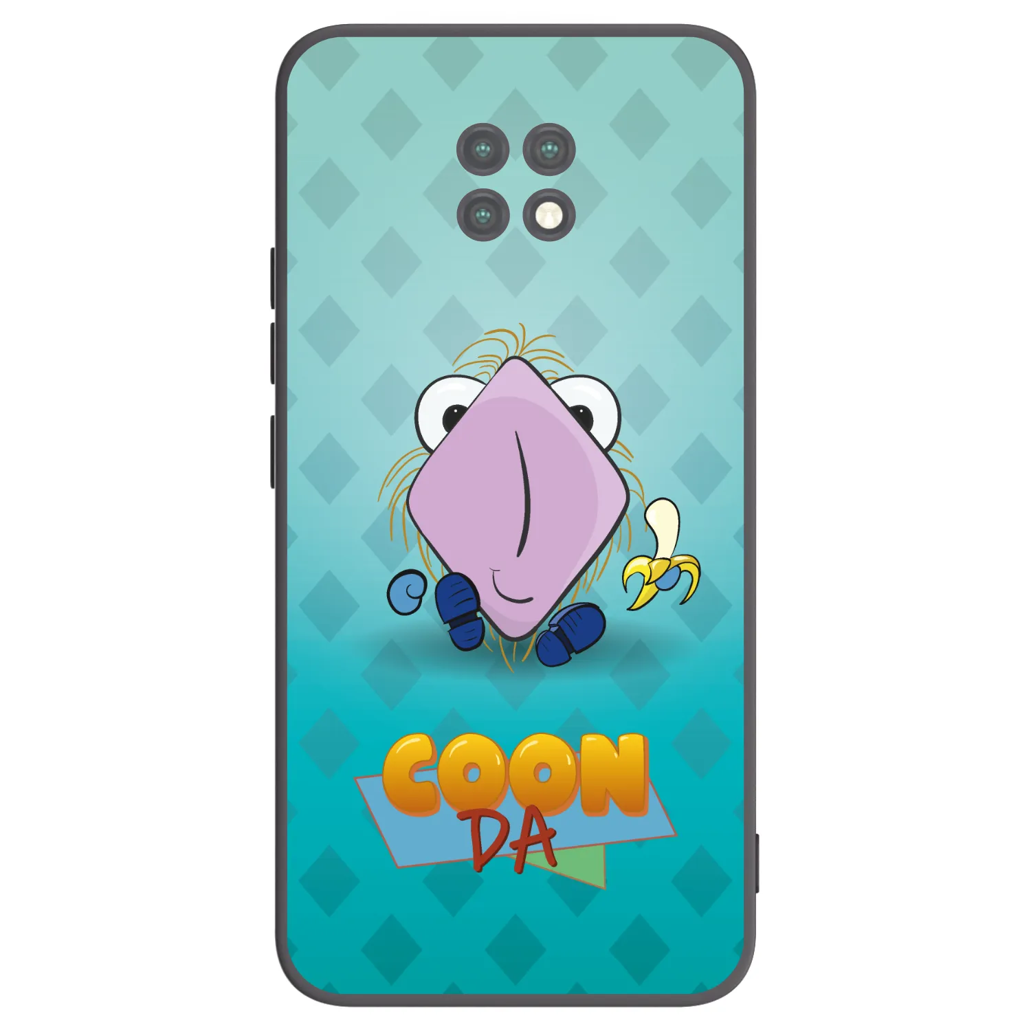 Picasee silikonový černý obal pro Xiaomi Redmi Note 9T - COONDA chlupatka světlá