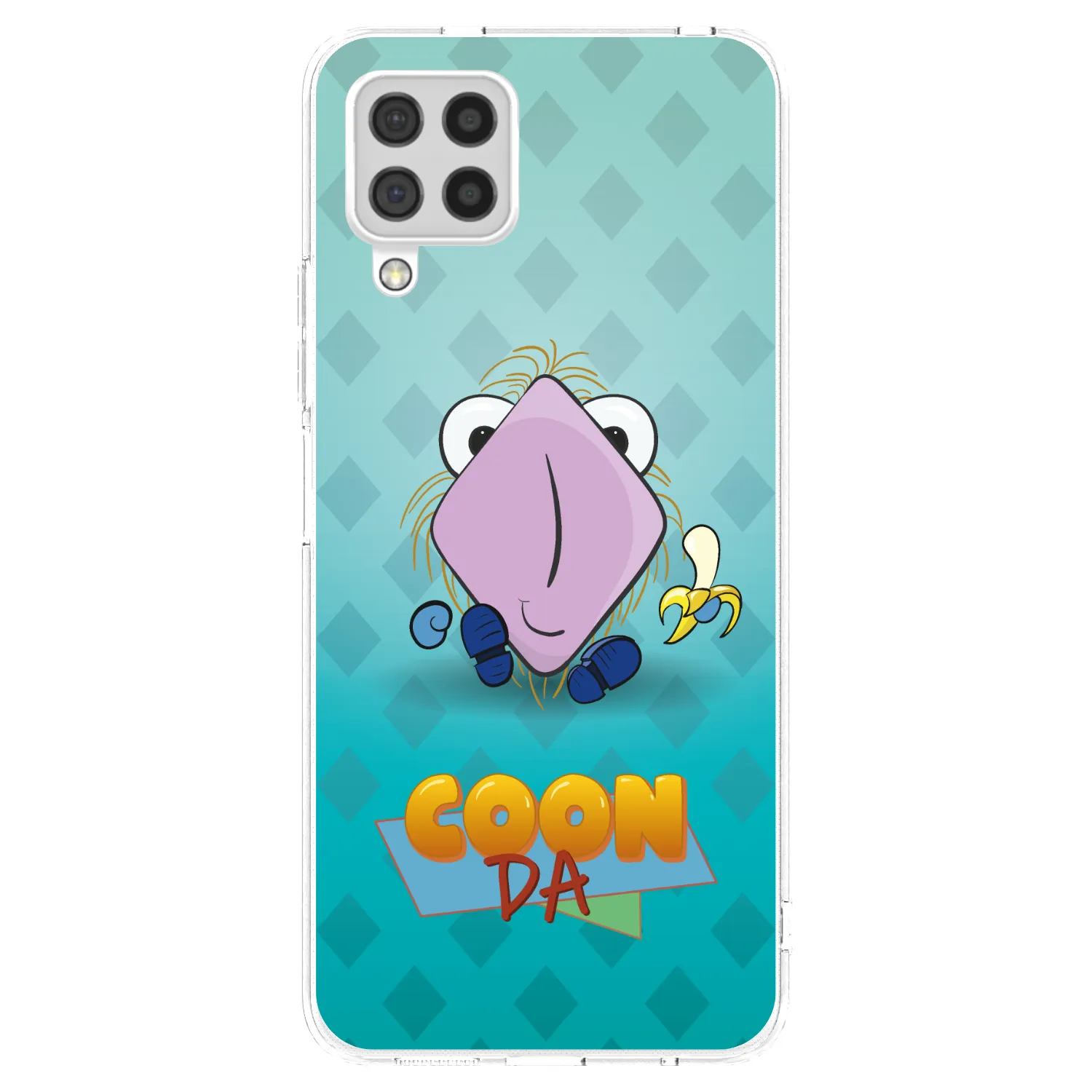 Picasee silikonový průhledný obal pro Samsung Galaxy A22 A225F 4G - COONDA chlupatka světlá