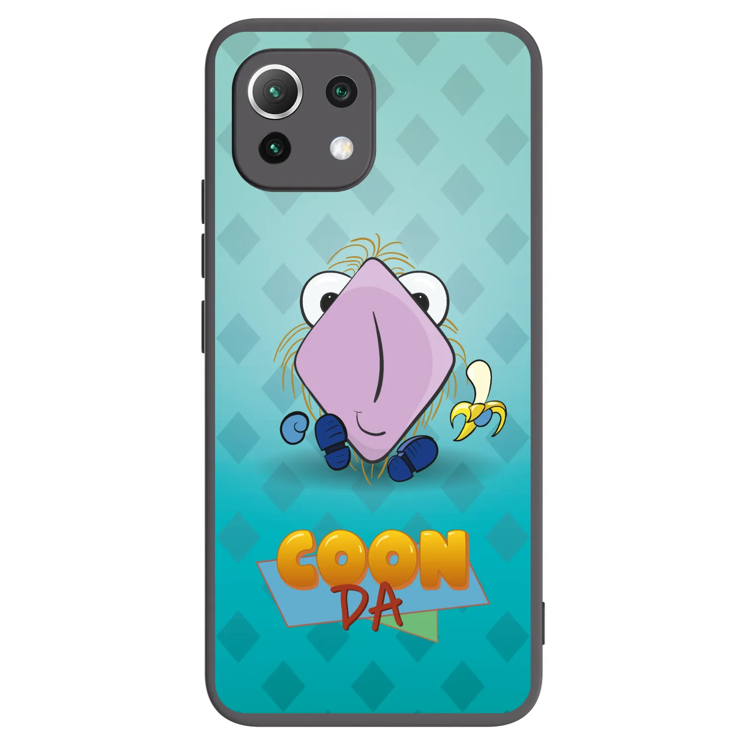 Picasee silikonový černý obal pro Xiaomi 11 Lite 5G NE - COONDA chlupatka světlá