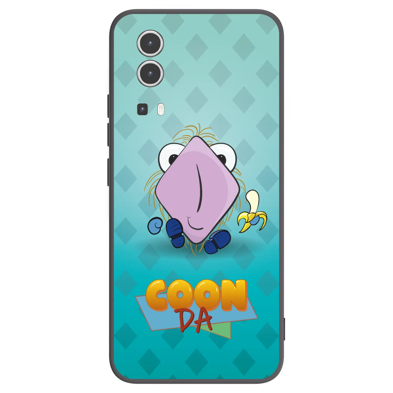 Picasee silikonový černý obal pro Vivo Y72 5G - COONDA chlupatka světlá
