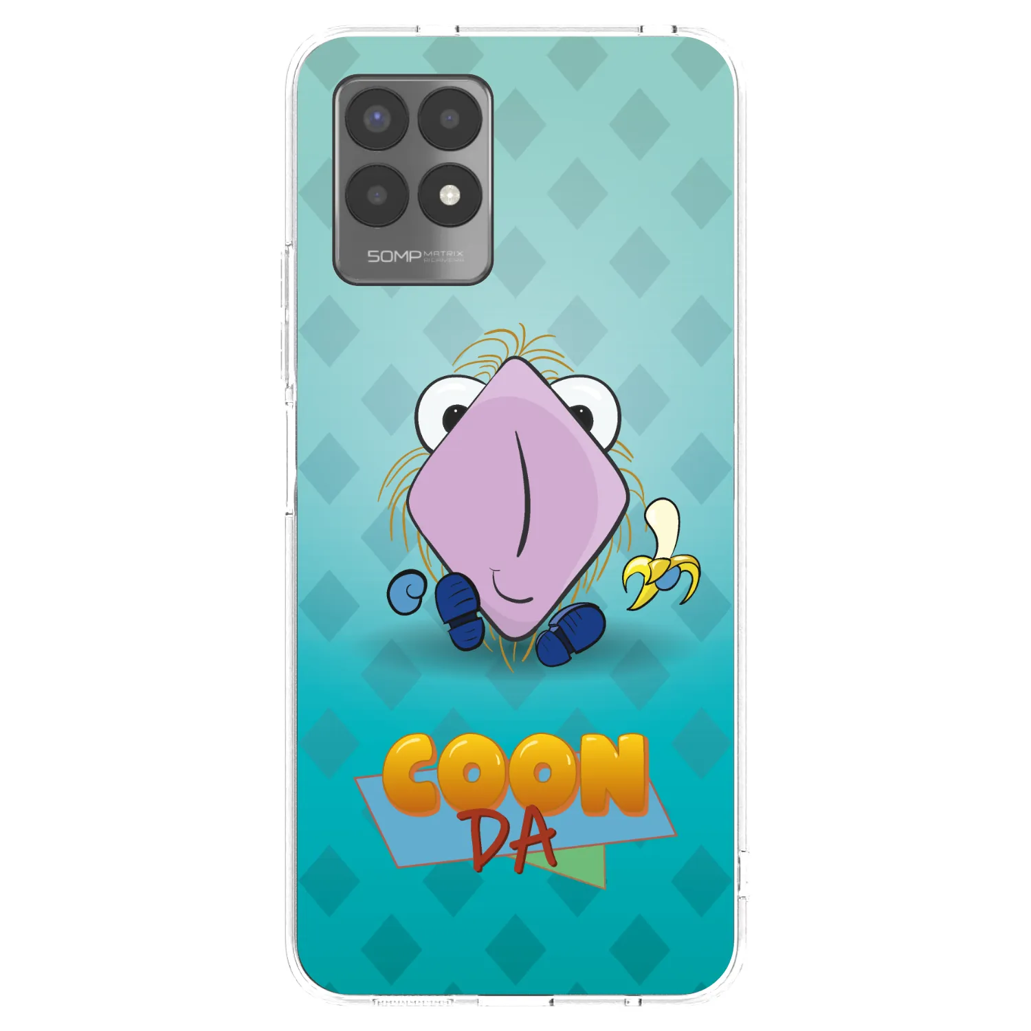 Picasee silikonový průhledný obal pro Realme 8i - COONDA chlupatka světlá