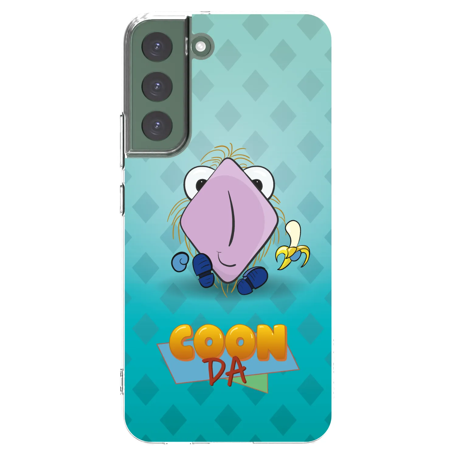 Picasee silikonový průhledný obal pro Samsung Galaxy S22+ 5G - COONDA chlupatka světlá