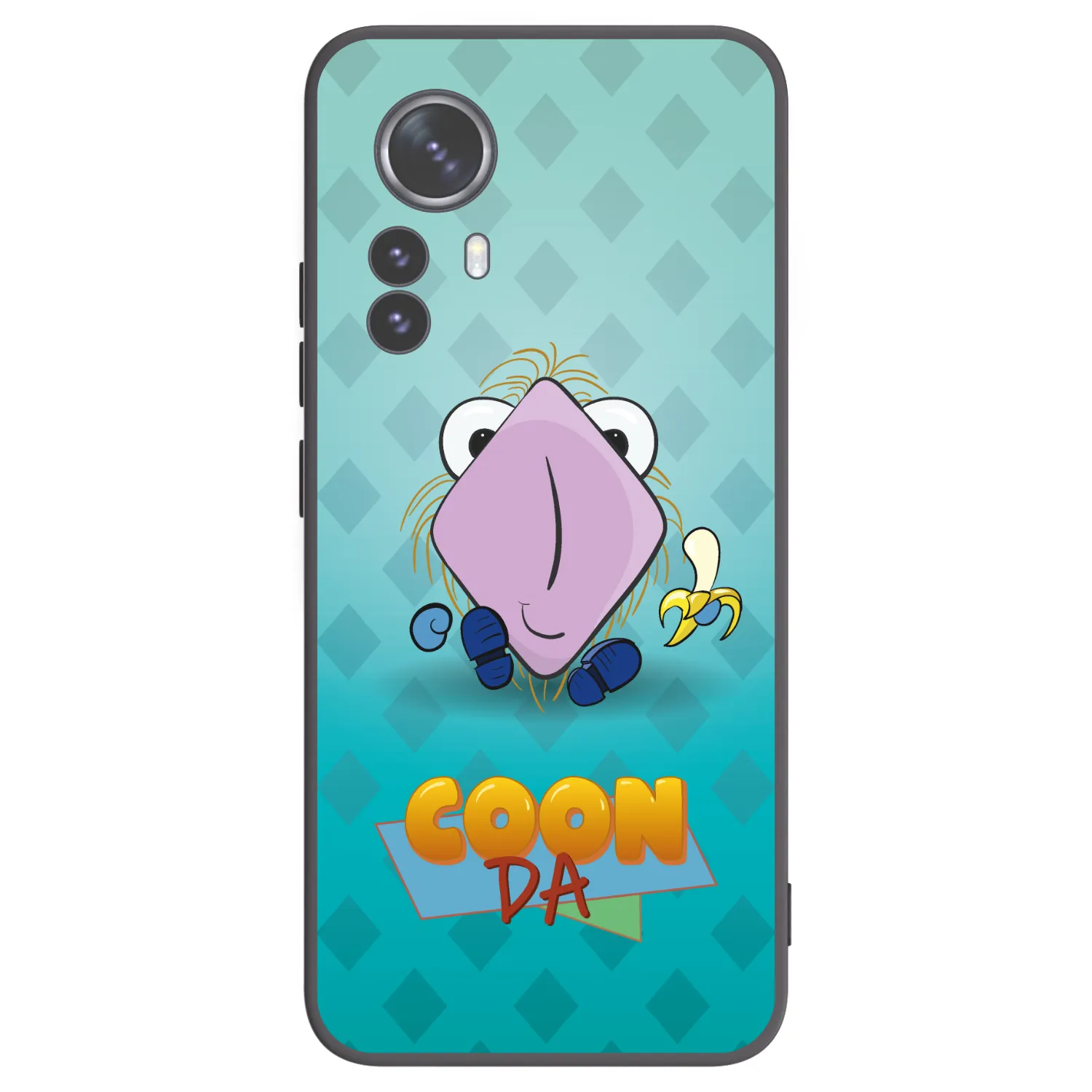 Picasee silikonový černý obal pro Xiaomi 12 Pro - COONDA chlupatka světlá