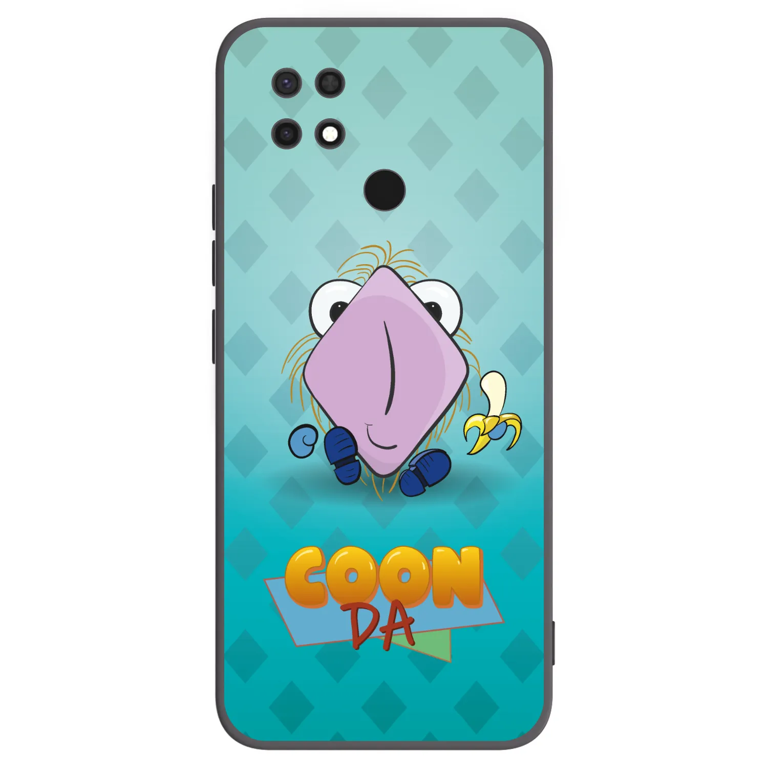 Picasee silikonový černý obal pro Xiaomi Redmi 10C - COONDA chlupatka světlá
