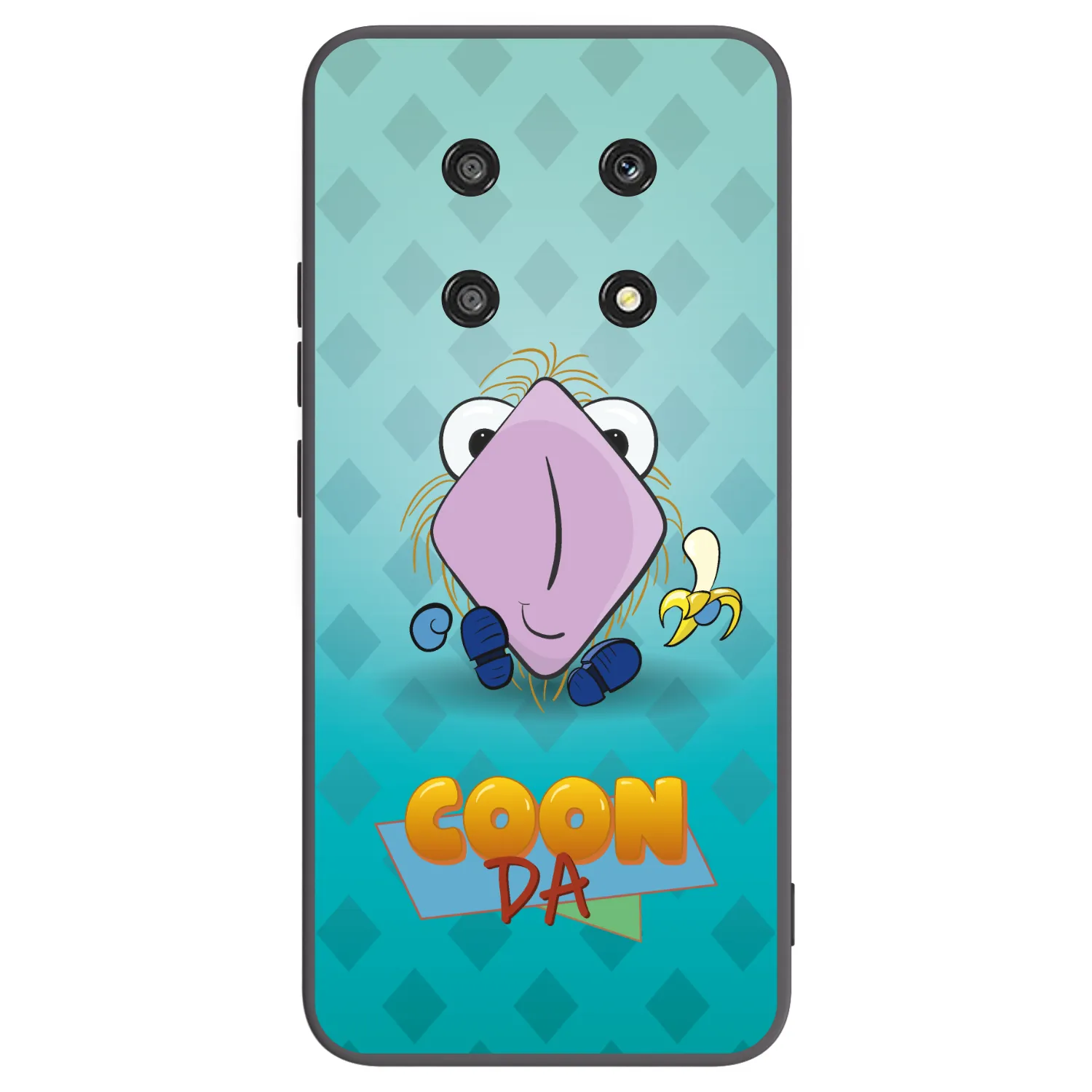 Picasee silikonový černý obal pro Honor Magic4 Lite 5G - COONDA chlupatka světlá