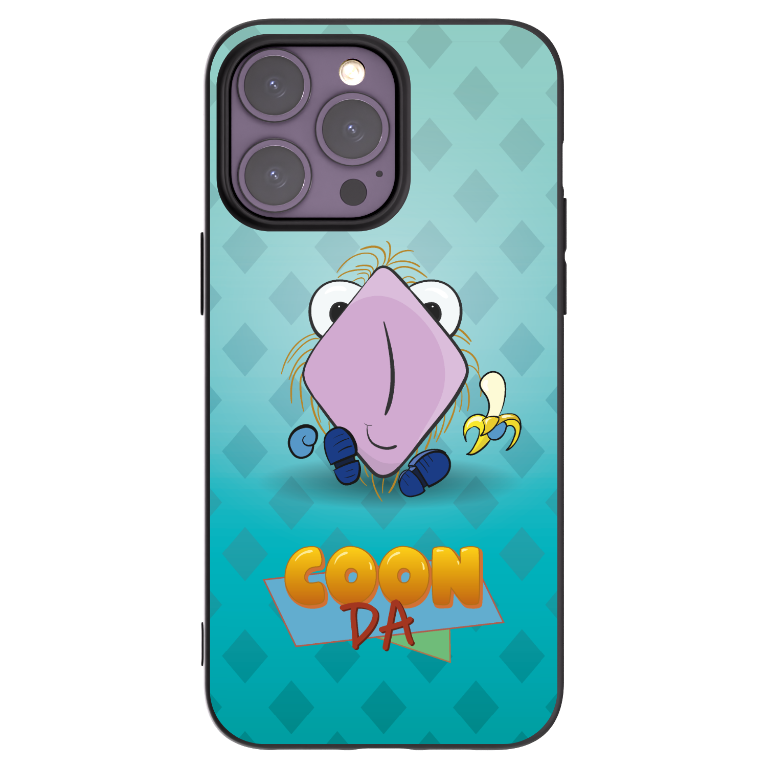 Picasee silikonový černý obal pro Apple iPhone 14 Pro Max - COONDA chlupatka světlá