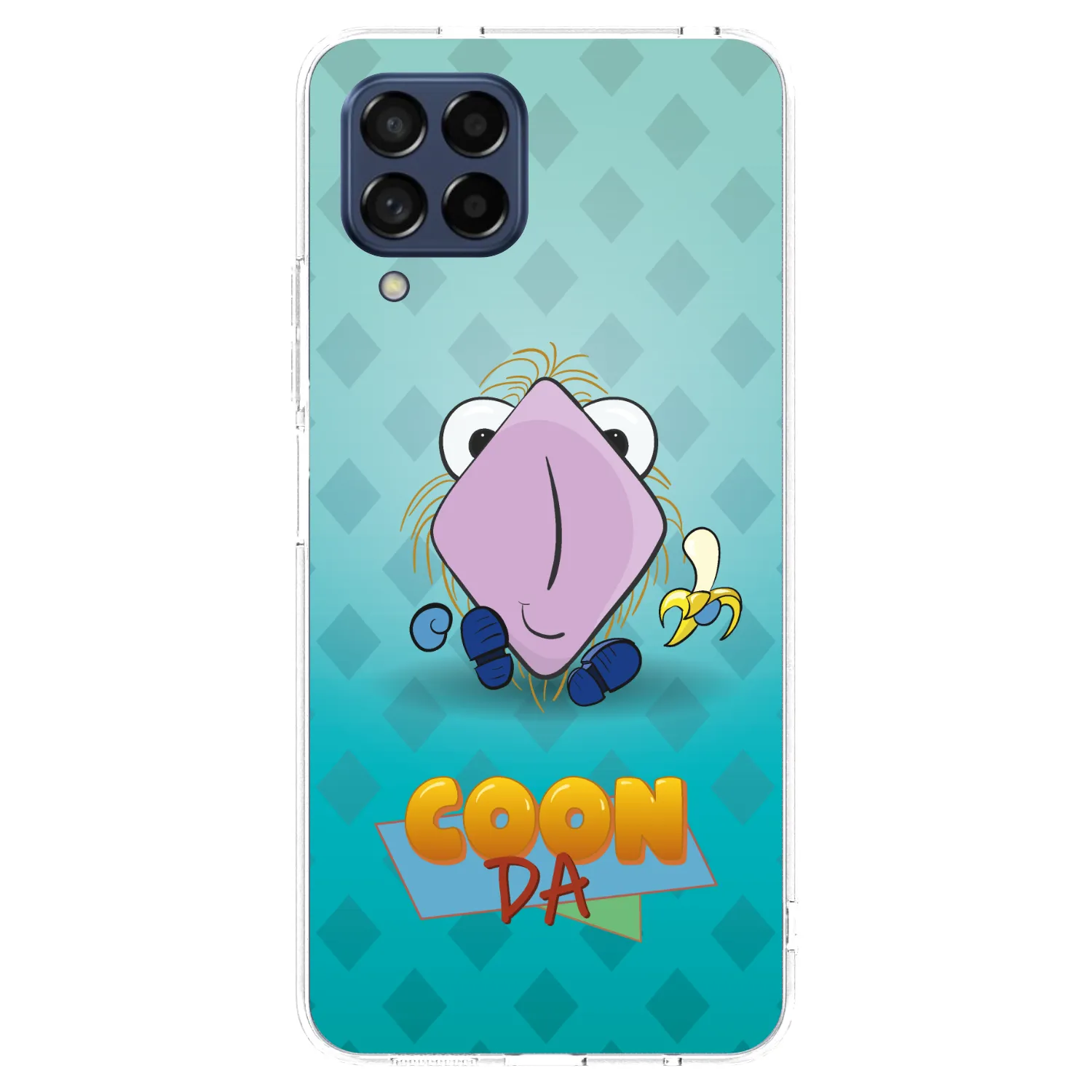 Picasee silikonový průhledný obal pro Samsung Galaxy M53 5G - COONDA chlupatka světlá