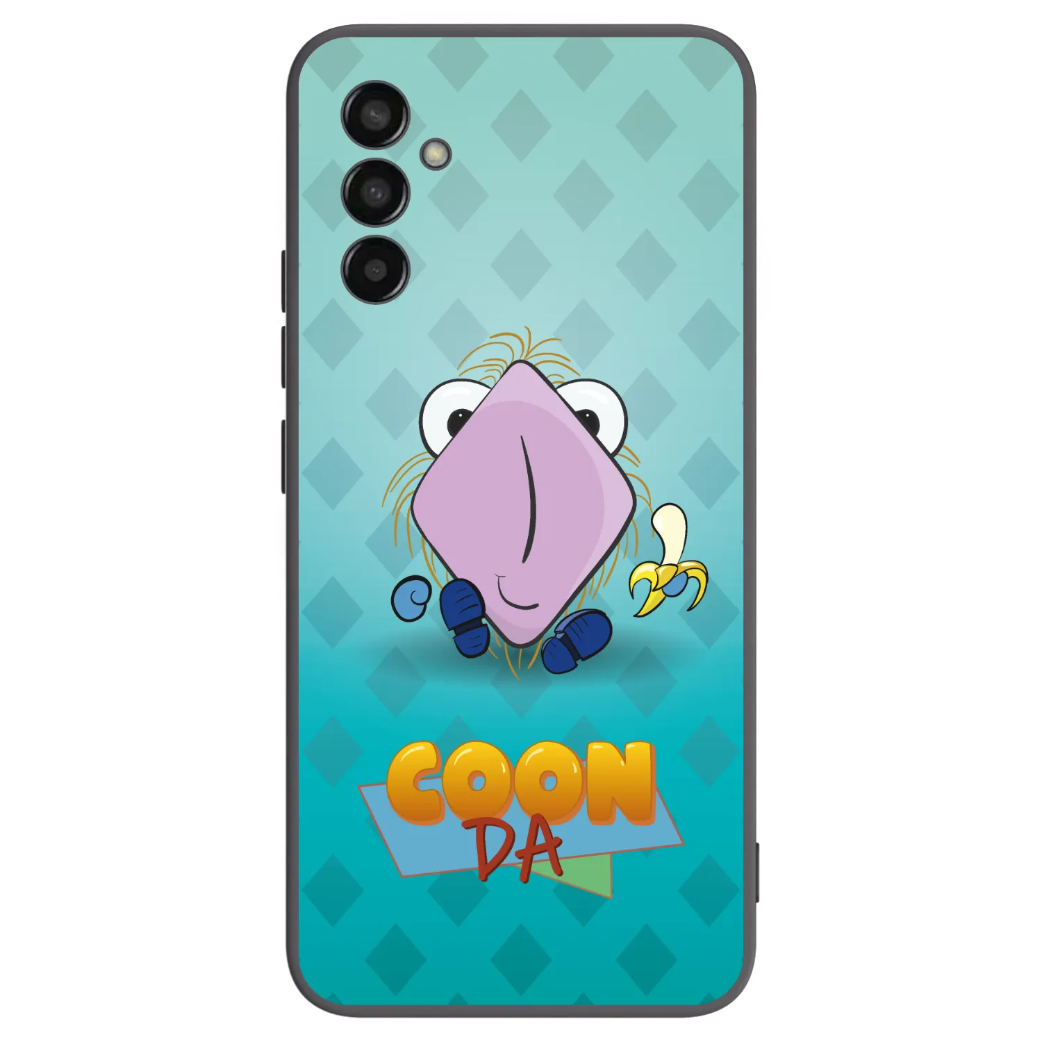 Picasee silikonový černý obal pro Samsung Galaxy M13 M135F - COONDA chlupatka světlá
