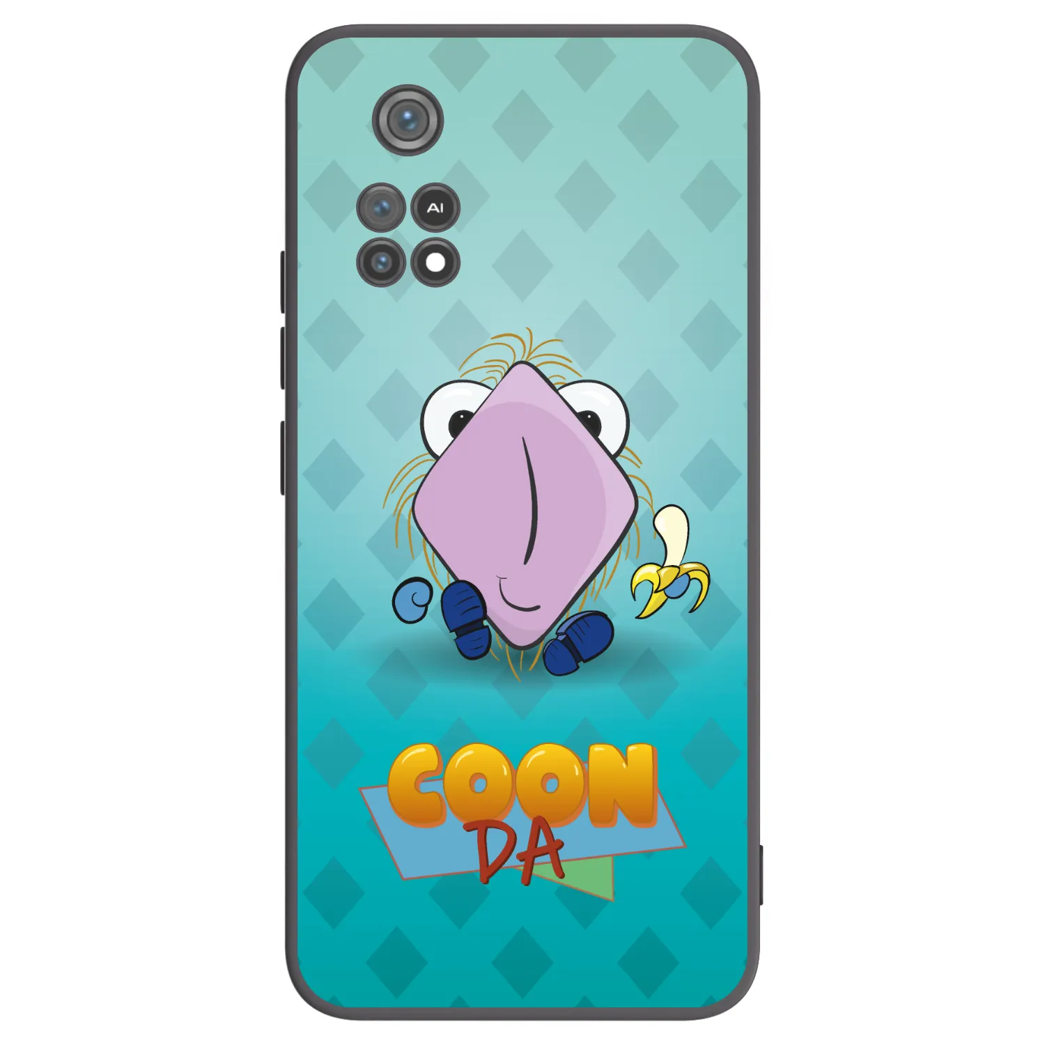 Picasee silikonový černý obal pro Xiaomi Poco M4 Pro - COONDA chlupatka světlá