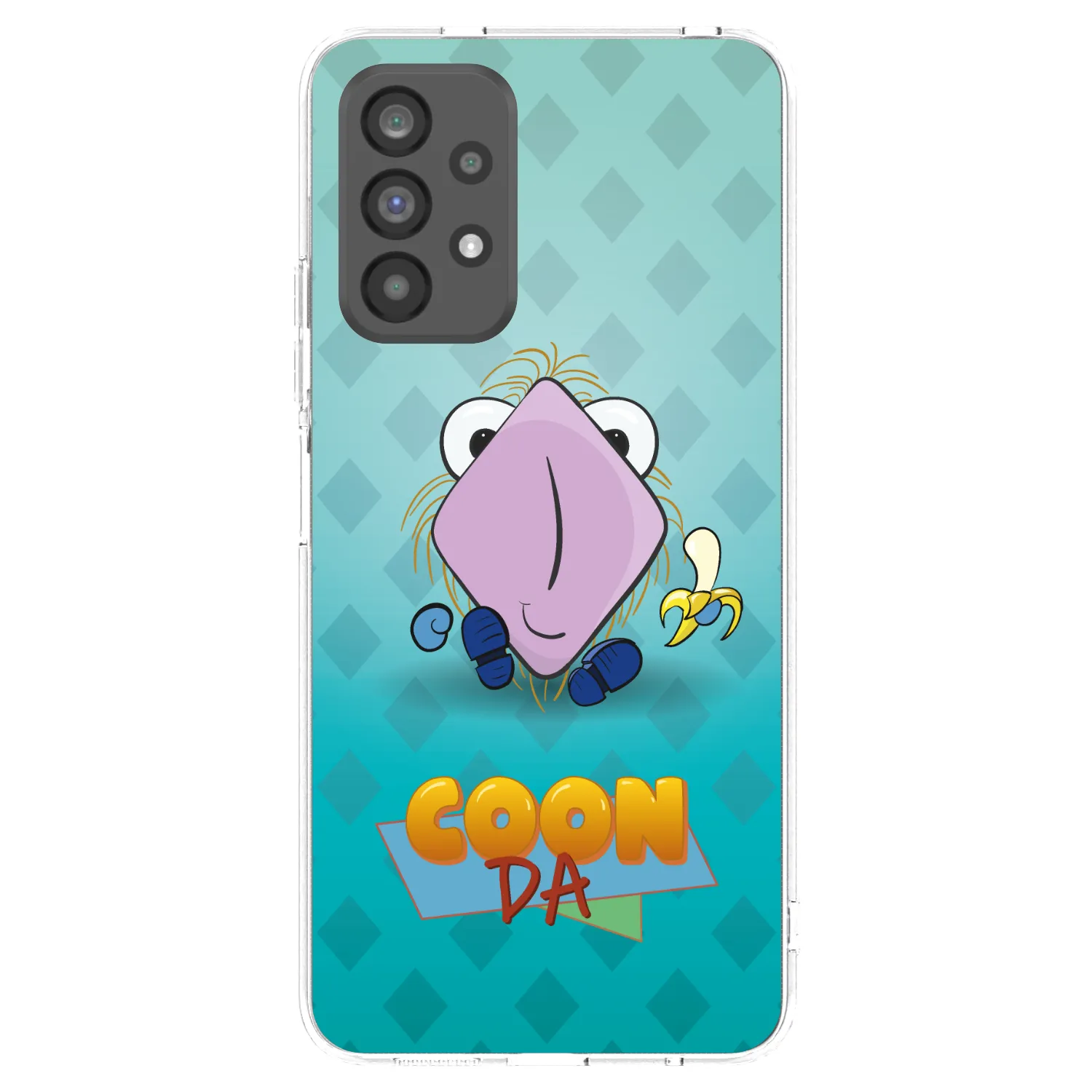 Picasee silikonový průhledný obal pro Samsung Galaxy A73 5G - COONDA chlupatka světlá