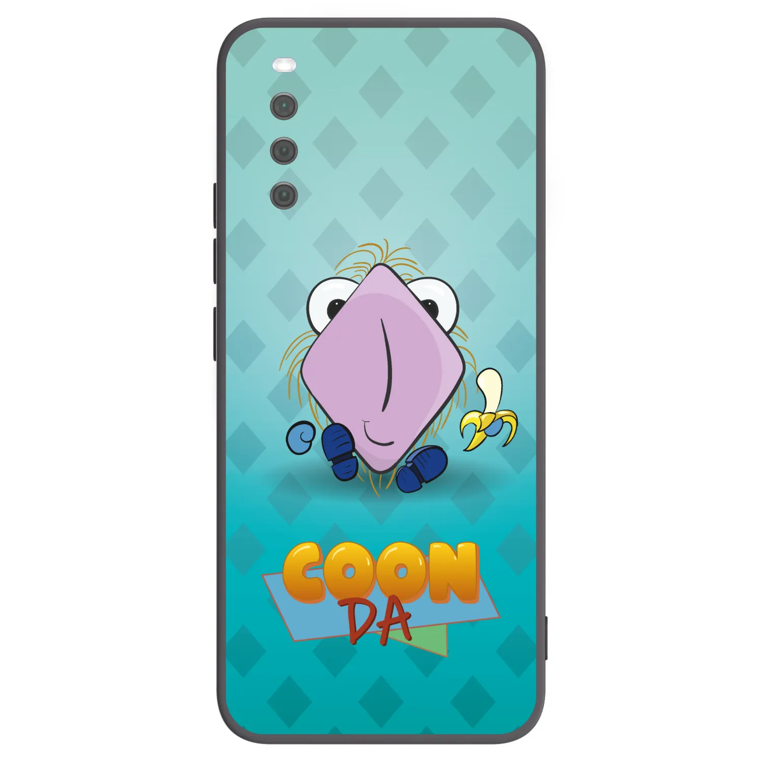 Picasee silikonový černý obal pro Sony Xperia 10 III - COONDA chlupatka světlá