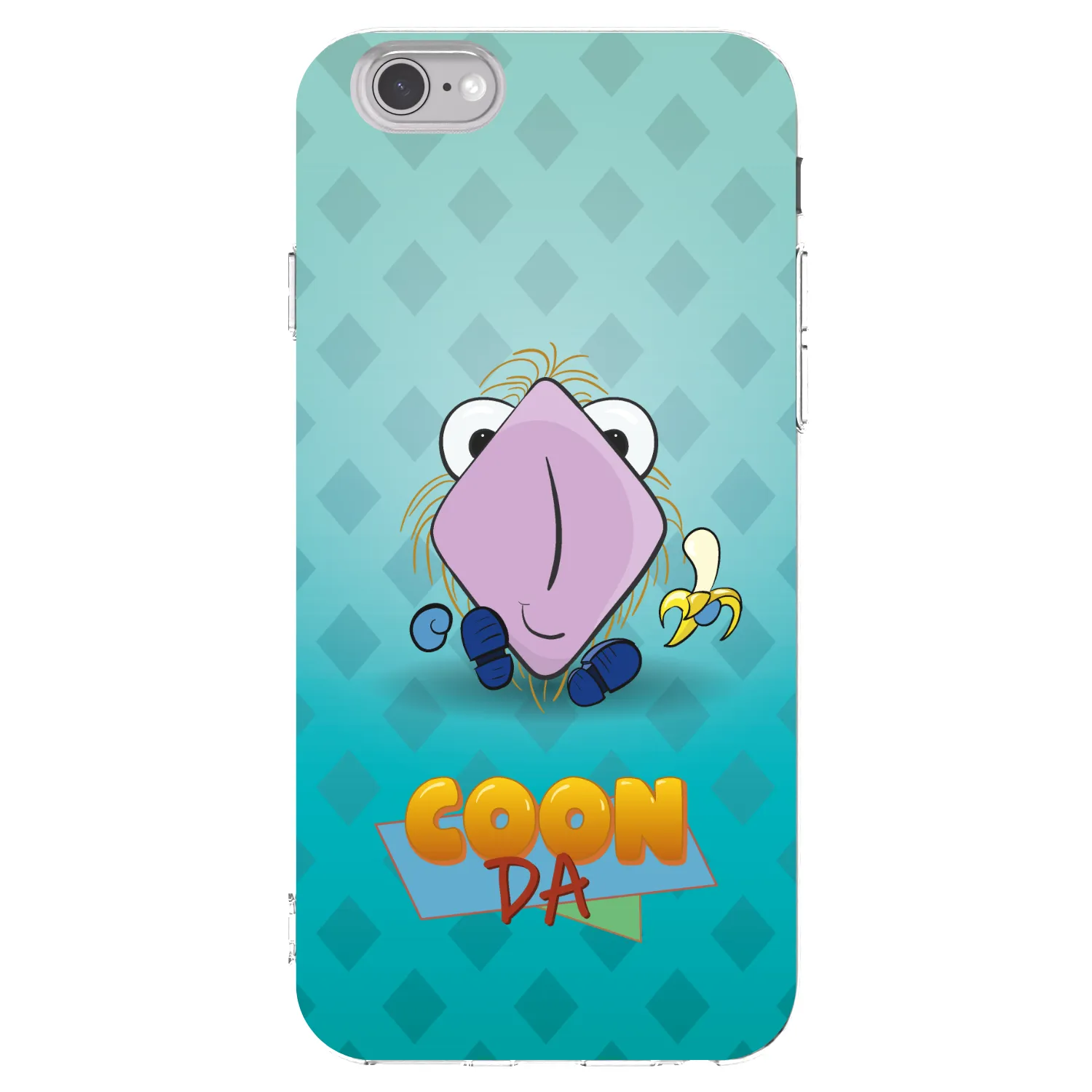 Picasee silikonový průhledný obal pro Apple iPhone 6/6S - COONDA chlupatka světlá