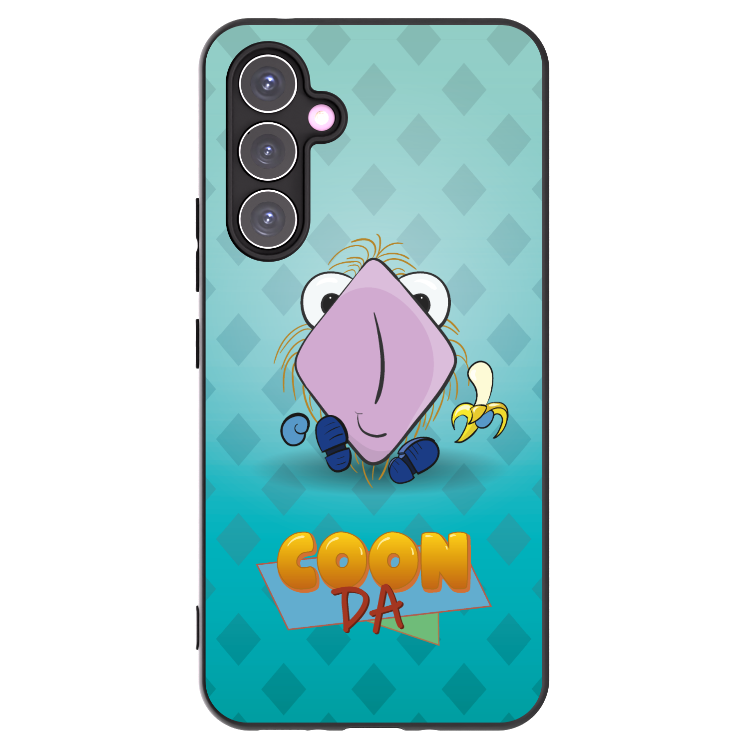 Picasee silikonový černý obal pro Samsung Galaxy A54 5G A546B - COONDA chlupatka světlá