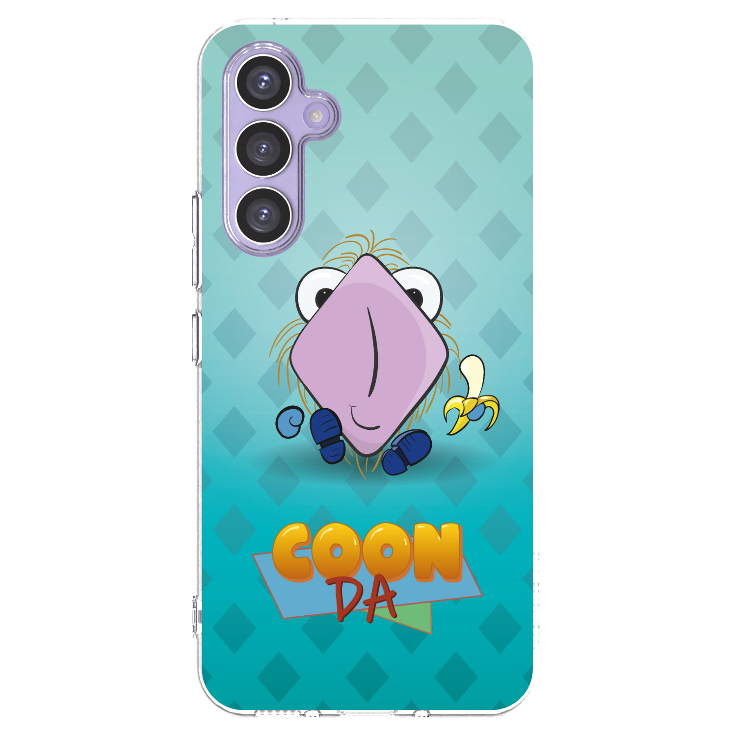Picasee silikonový průhledný obal pro Samsung Galaxy A54 5G A546B - COONDA chlupatka světlá