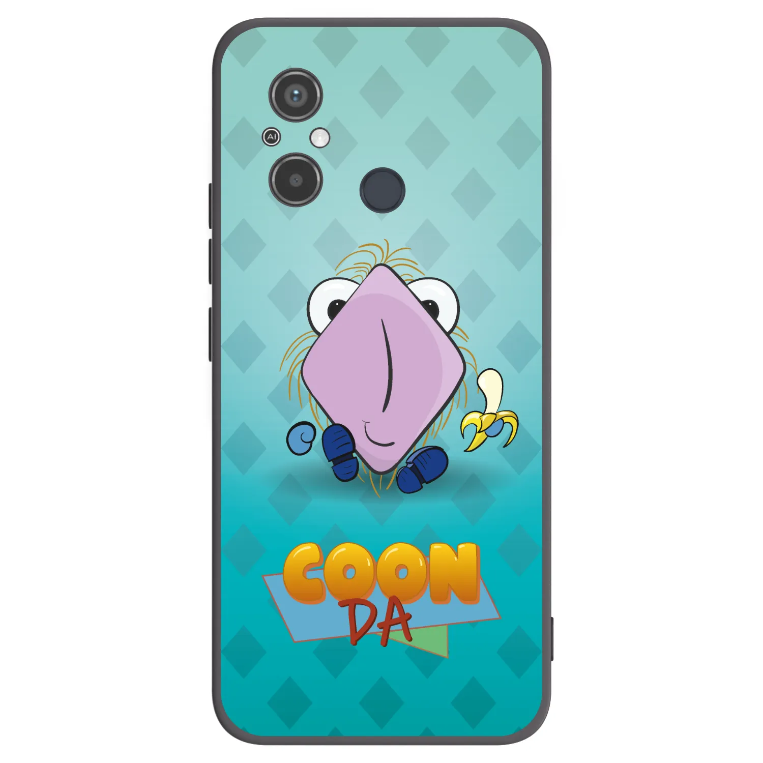 Picasee silikonový černý obal pro Xiaomi Redmi 12C - COONDA chlupatka světlá