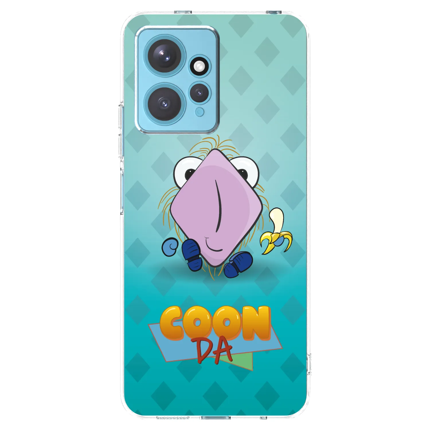 Picasee silikonový průhledný obal pro Xiaomi Redmi Note 12 4G - COONDA chlupatka světlá