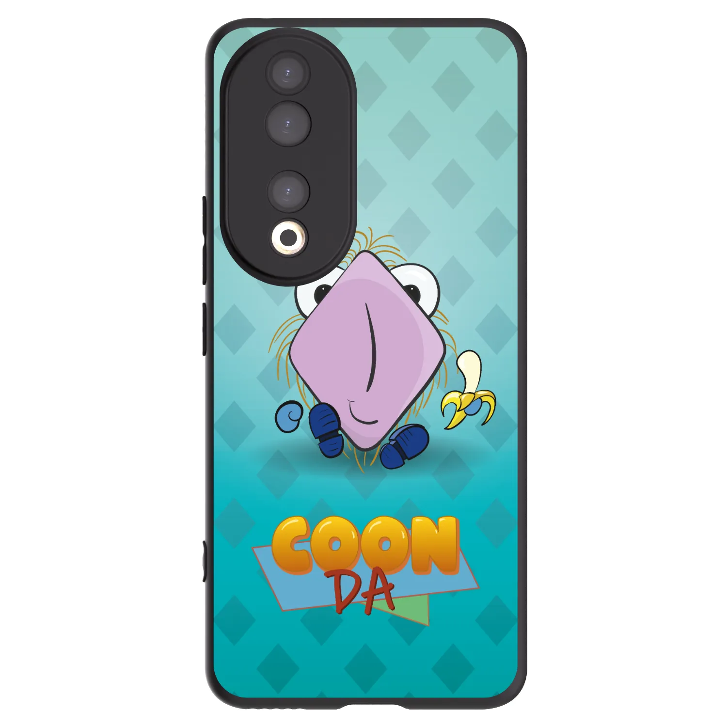 Picasee silikonový černý obal pro Honor 90 5G - COONDA chlupatka světlá
