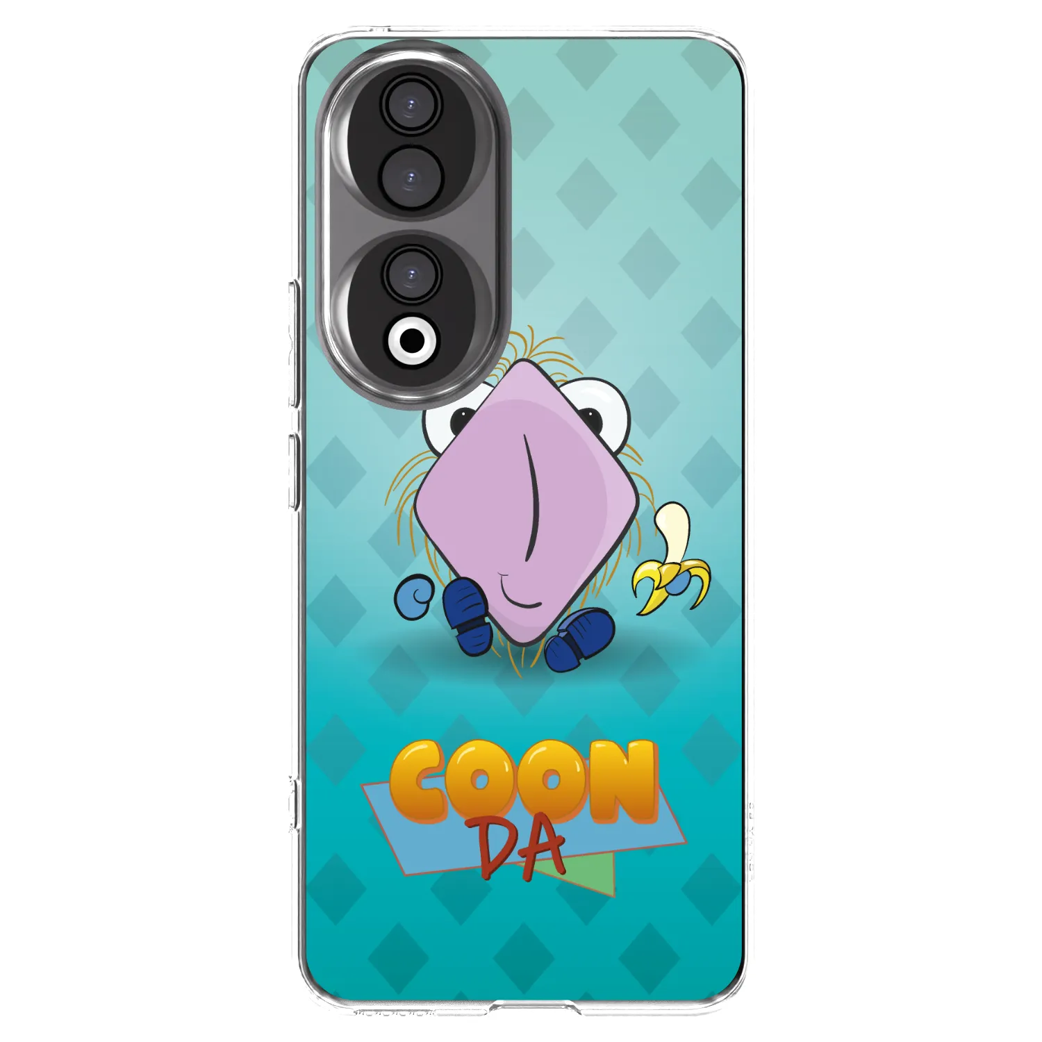 Picasee silikonový průhledný obal pro Honor 90 5G - COONDA chlupatka světlá