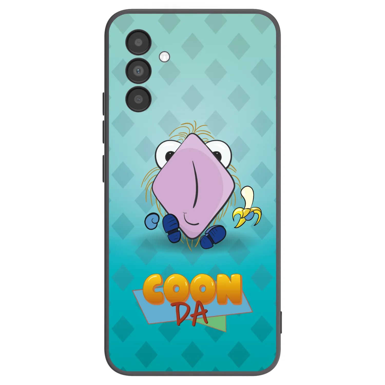 Picasee silikonový černý obal pro Samsung Galaxy A04s A047F - COONDA chlupatka světlá