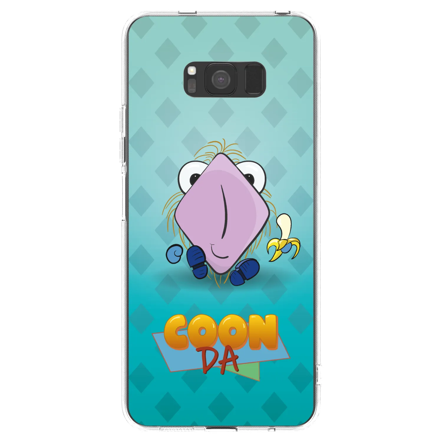 Picasee silikonový průhledný obal pro Samsung Galaxy S8 G950F - COONDA chlupatka světlá