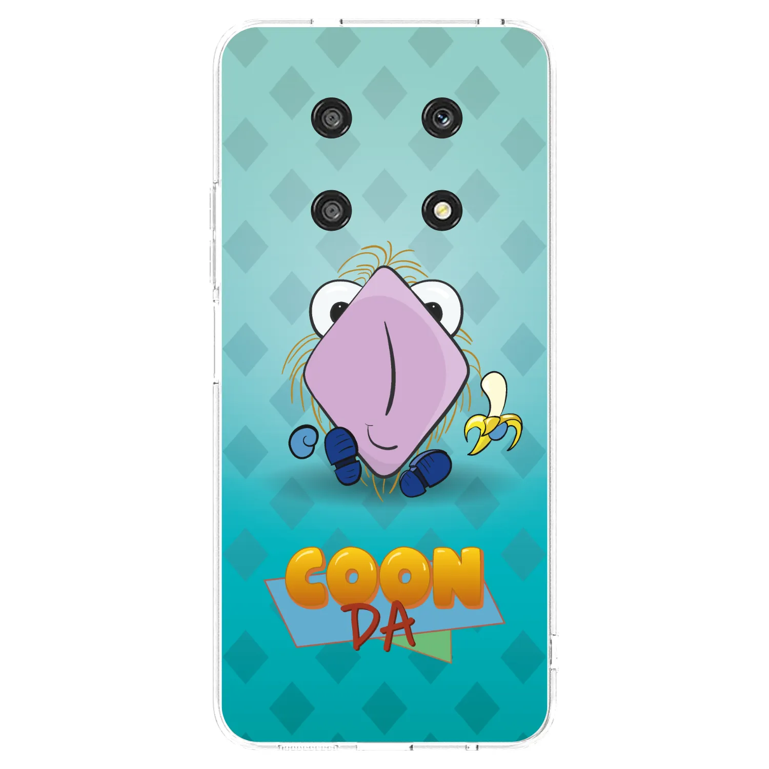 Picasee silikonový průhledný obal pro Honor Magic4 Lite 5G - COONDA chlupatka světlá