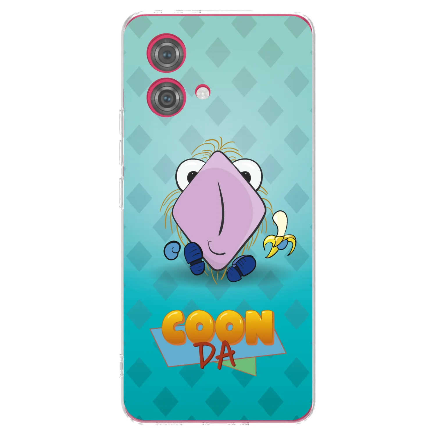 Picasee silikonový průhledný obal pro Motorola Moto G84 5G - COONDA chlupatka světlá