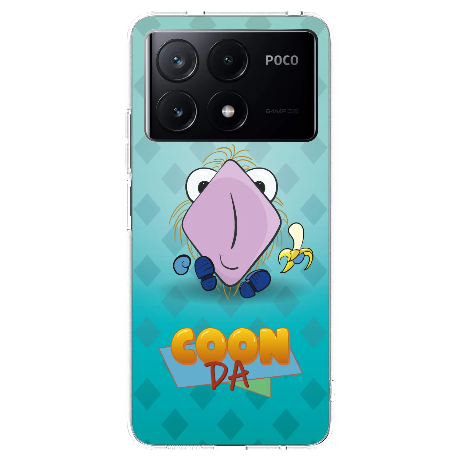 Picasee silikonový průhledný obal pro Xiaomi Poco X6 Pro - COONDA chlupatka světlá