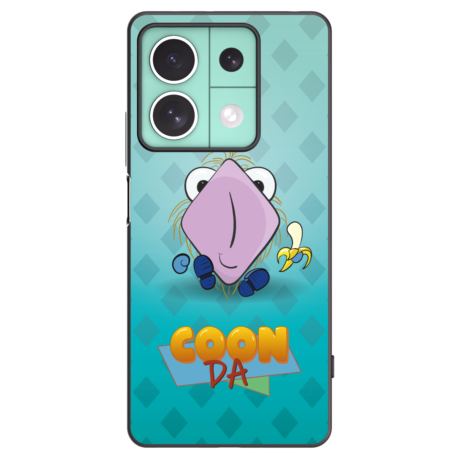 Picasee silikonový černý obal pro Xiaomi Redmi Note 13 5G - COONDA chlupatka světlá
