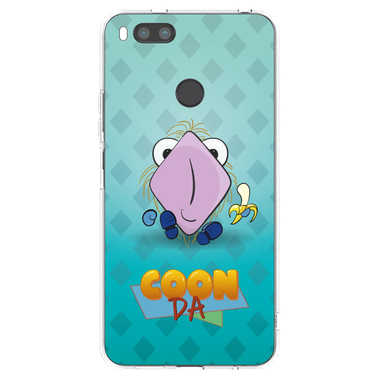 Picasee silikonový průhledný obal pro Xiaomi Mi A1 Global - COONDA chlupatka světlá