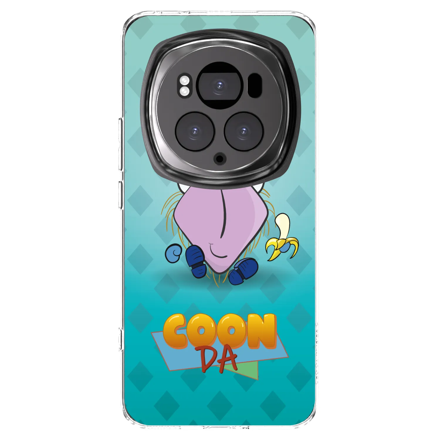 Picasee silikonový průhledný obal pro Honor Magic6 Pro - COONDA chlupatka světlá