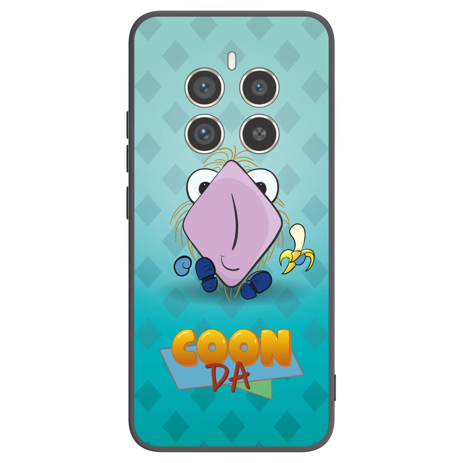 Picasee silikonový černý obal pro Realme 12 Pro 5G - COONDA chlupatka světlá