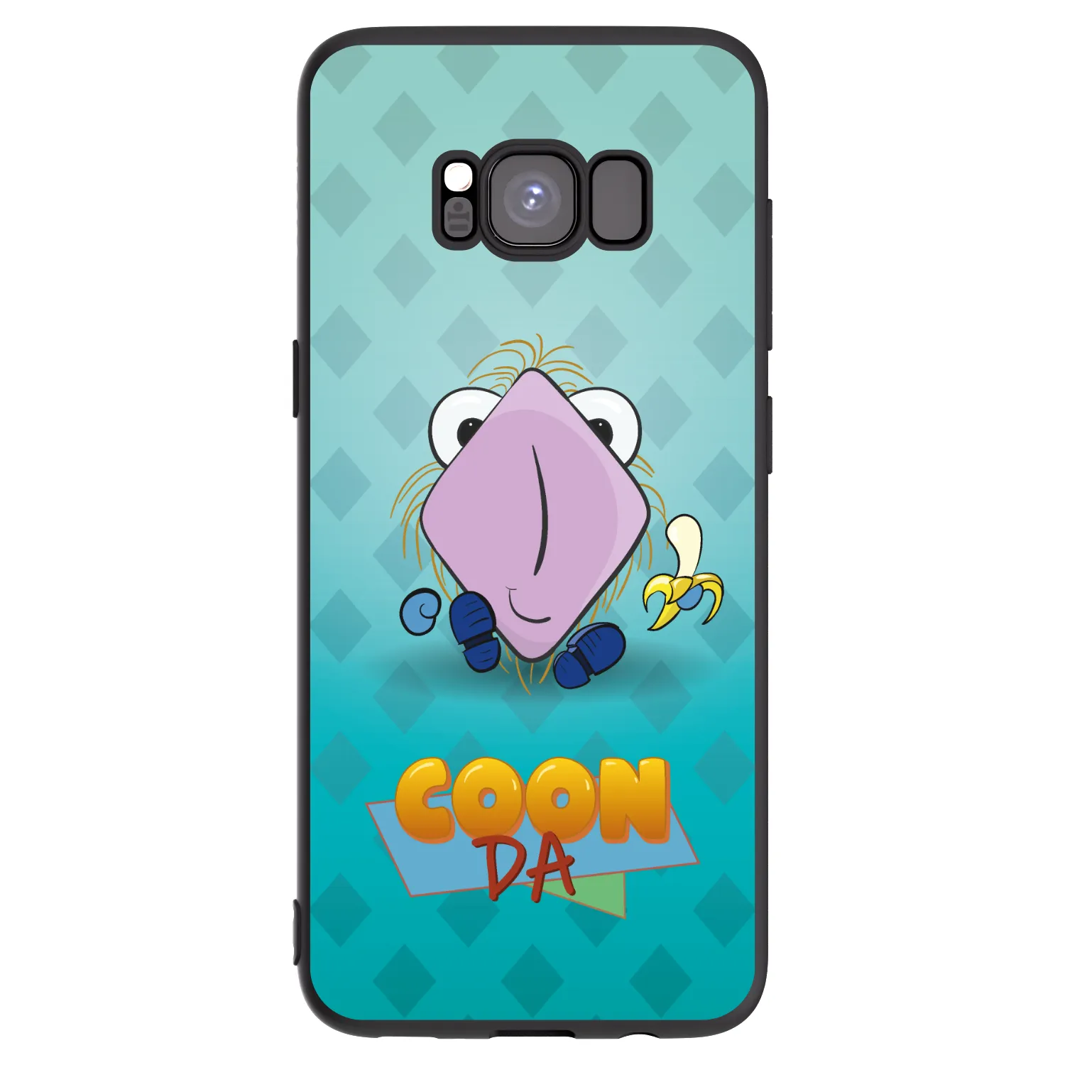 Picasee silikonový černý obal pro Samsung Galaxy S8 G950F - COONDA chlupatka světlá