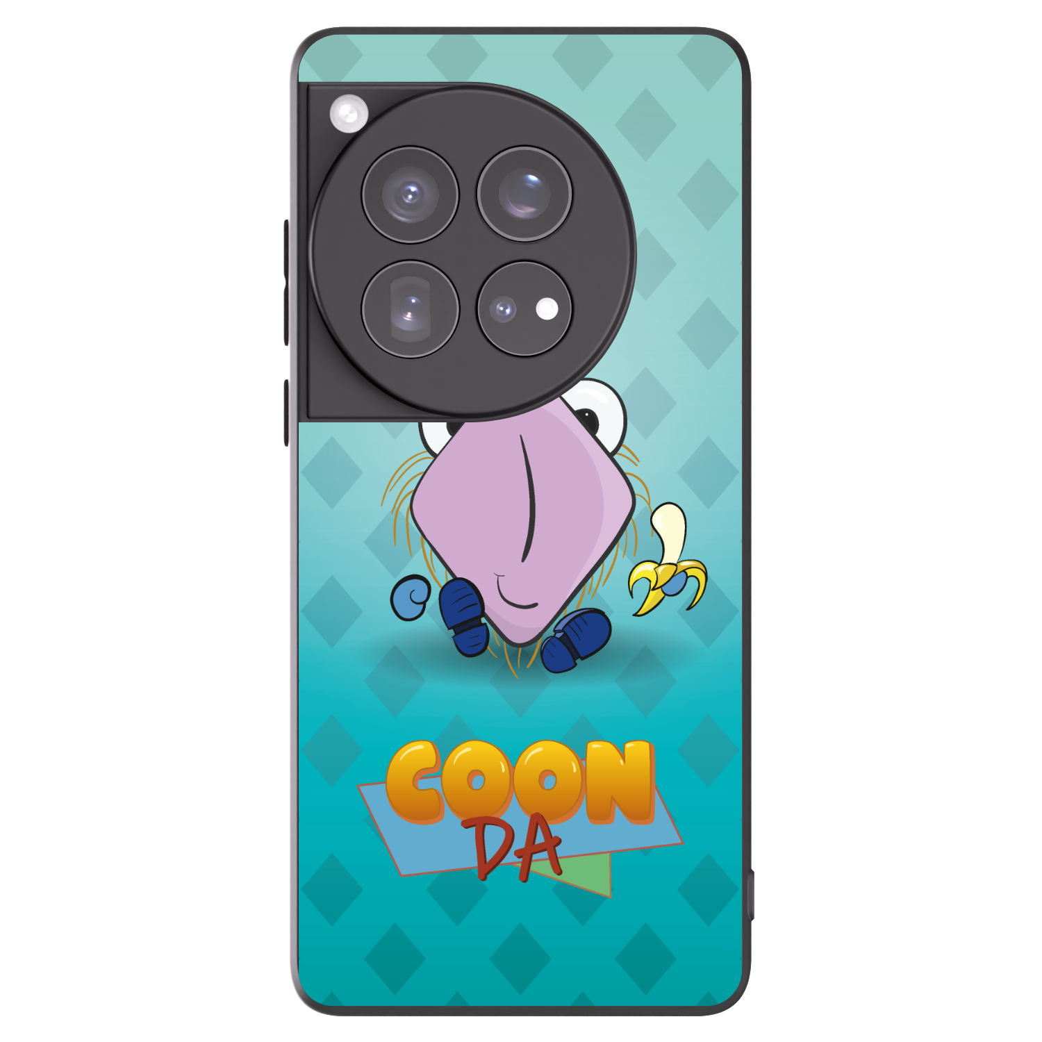 Picasee silikonový černý obal pro OnePlus 12 5G - COONDA chlupatka světlá