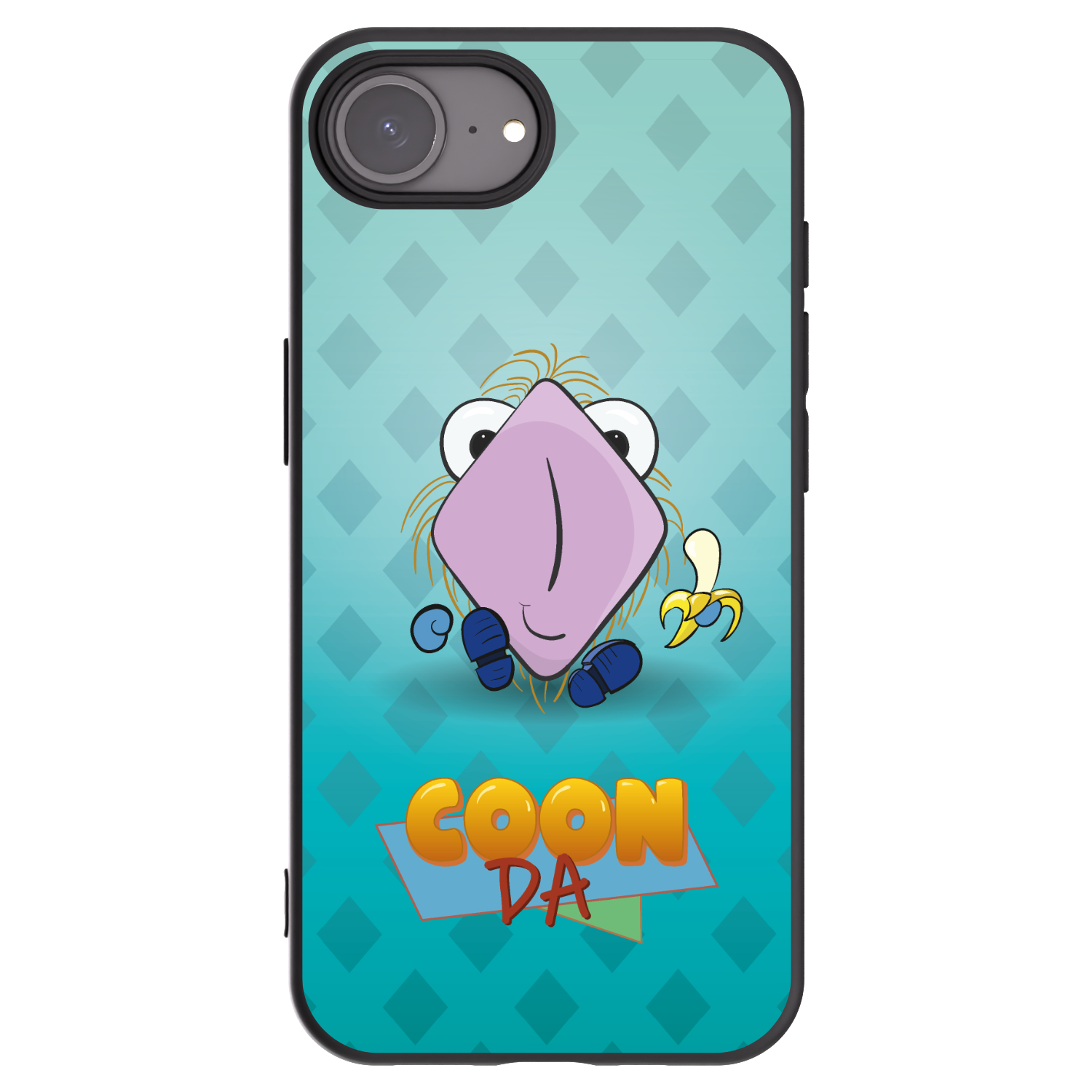 Picasee silikonový černý obal pro Apple iPhone 16e - COONDA chlupatka světlá