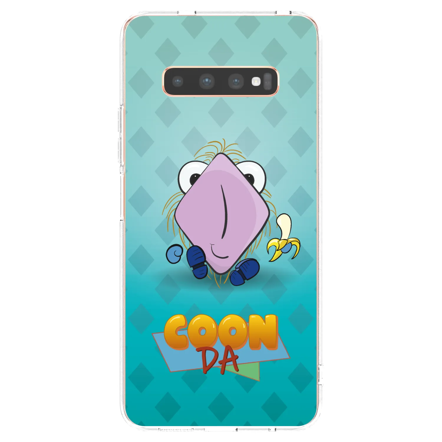 Picasee silikonový průhledný obal pro Samsung Galaxy S10 Plus G975 - COONDA chlupatka světlá