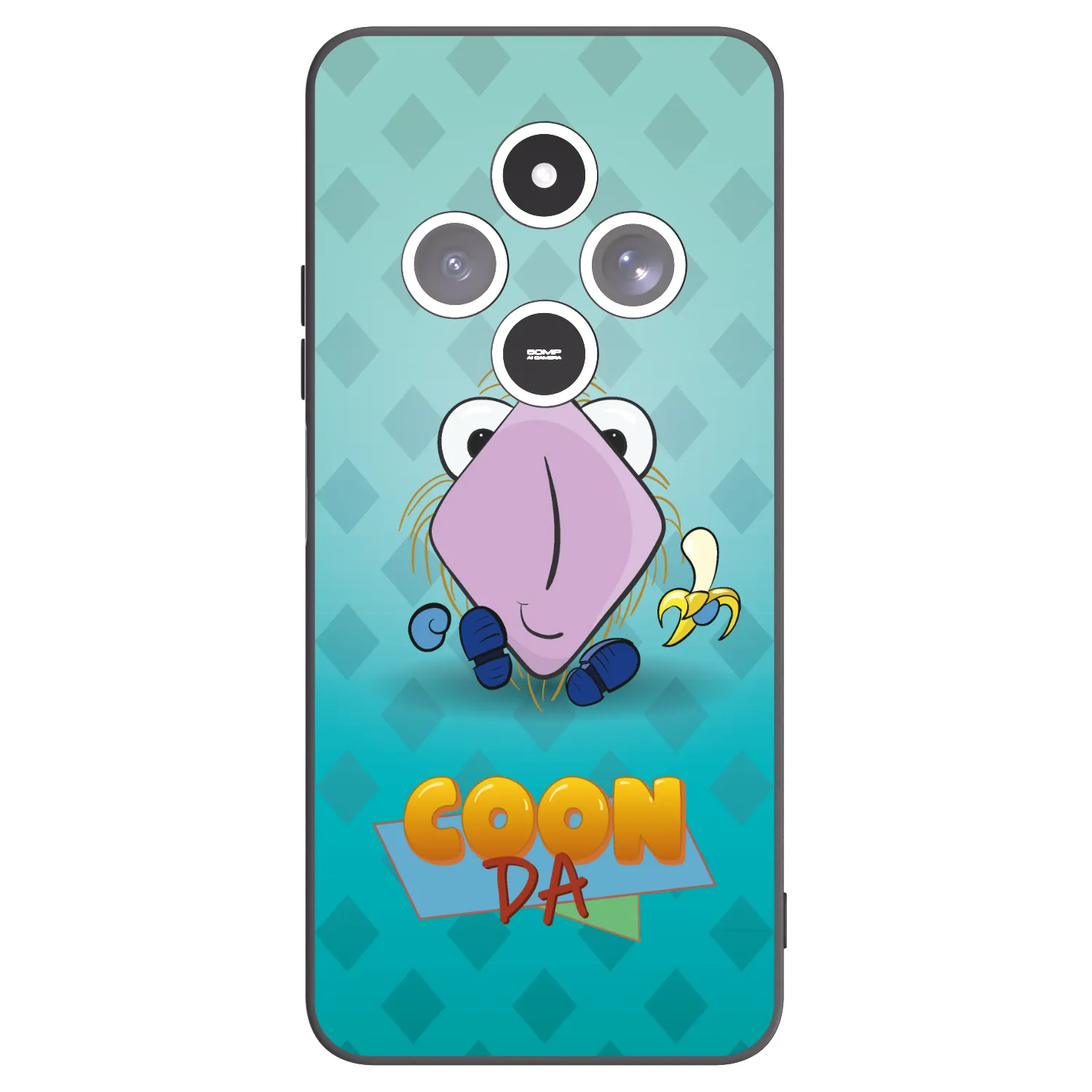 Picasee silikonový černý obal pro Xiaomi Redmi 14C - COONDA chlupatka světlá