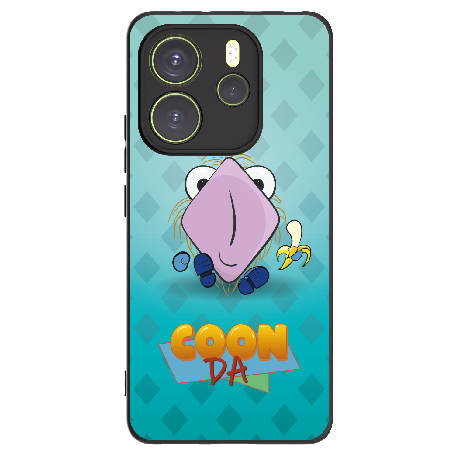 Picasee silikonový černý obal pro Xiaomi Redmi Note 14 4G - COONDA chlupatka světlá