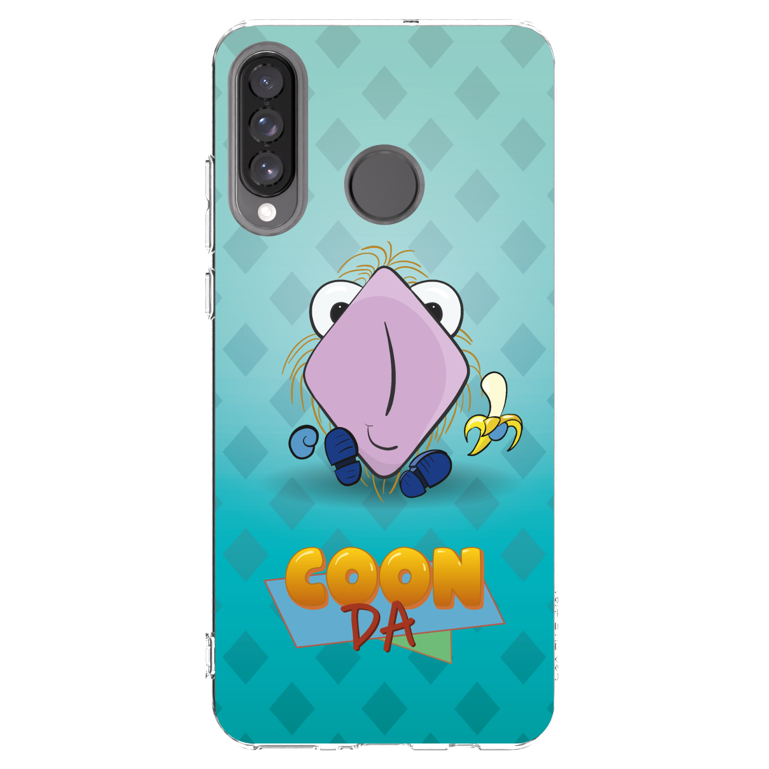 Picasee silikonový průhledný obal pro Huawei P30 Lite - COONDA chlupatka světlá