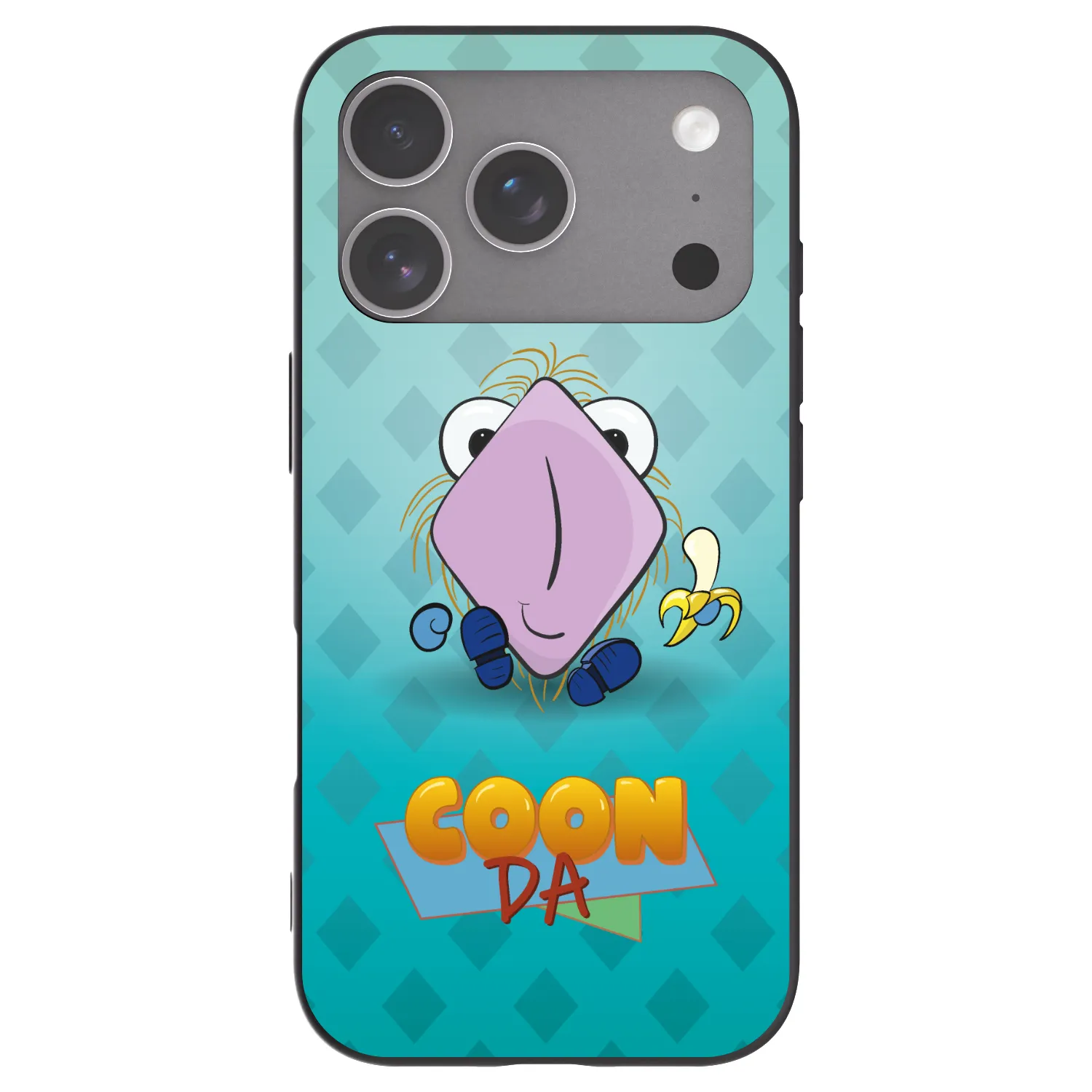 Picasee silikonový černý obal pro Apple iPhone 18 Pro - COONDA chlupatka světlá