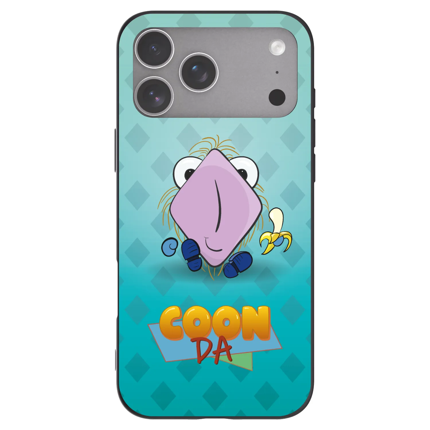 Picasee silikonový černý obal pro Apple iPhone 18 Pro Max - COONDA chlupatka světlá