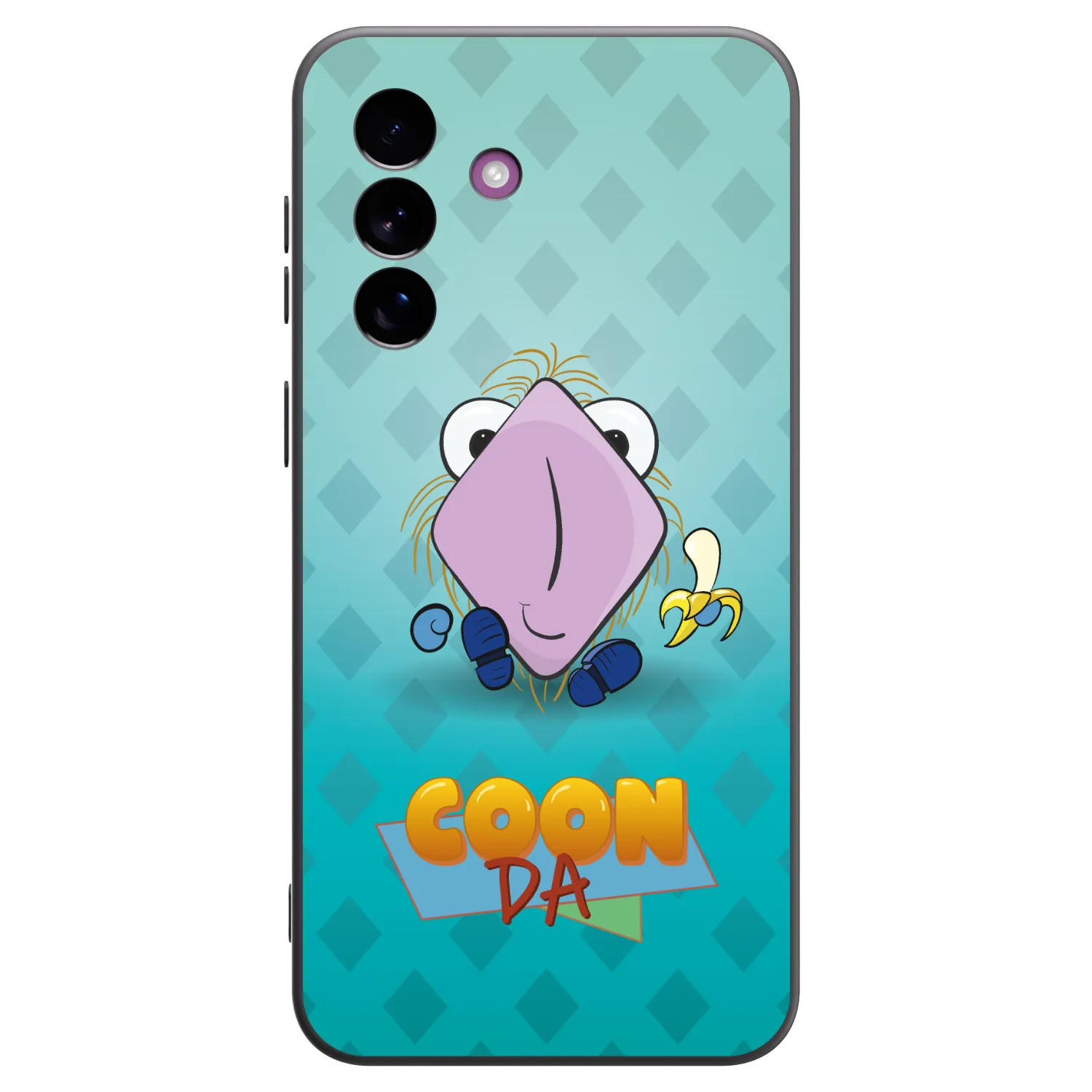 Picasee silikonový černý obal pro Samsung Galaxy A37 - COONDA chlupatka světlá