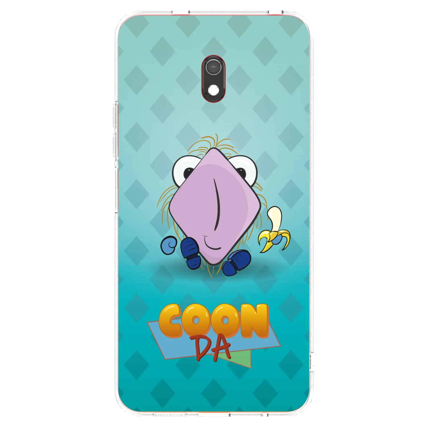 Picasee silikonový průhledný obal pro Xiaomi Redmi 8A - COONDA chlupatka světlá