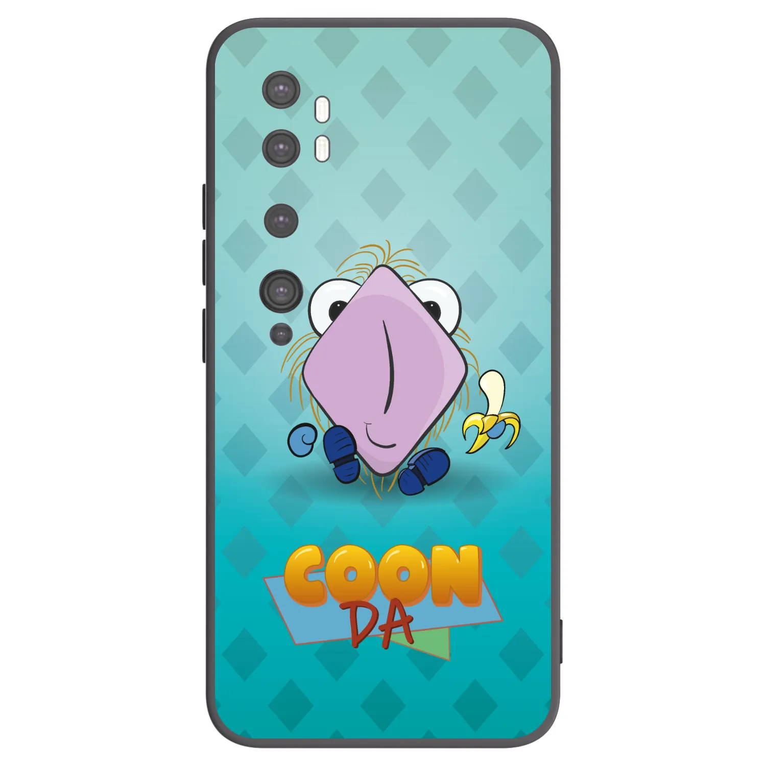 Picasee silikonový černý obal pro Xiaomi Mi Note 10 (Pro) - COONDA chlupatka světlá