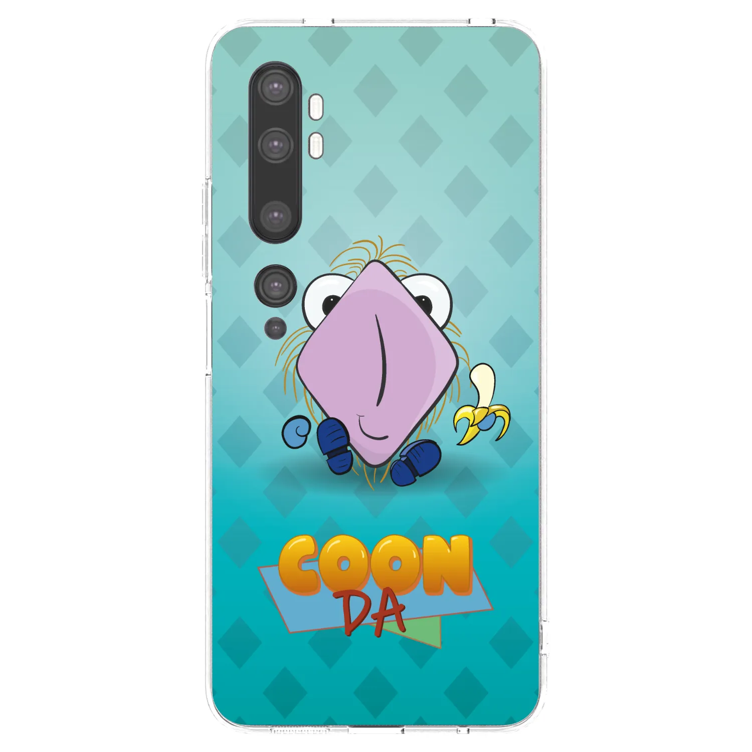 Picasee silikonový průhledný obal pro Xiaomi Mi Note 10 (Pro) - COONDA chlupatka světlá